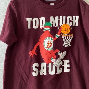 Old Navy boys short sleeve t-shirt - burgundy